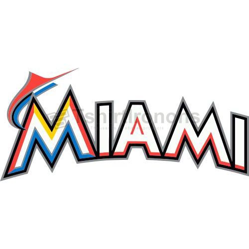 Miami Marlins T-shirts Iron On Transfers N1685 - Click Image to Close